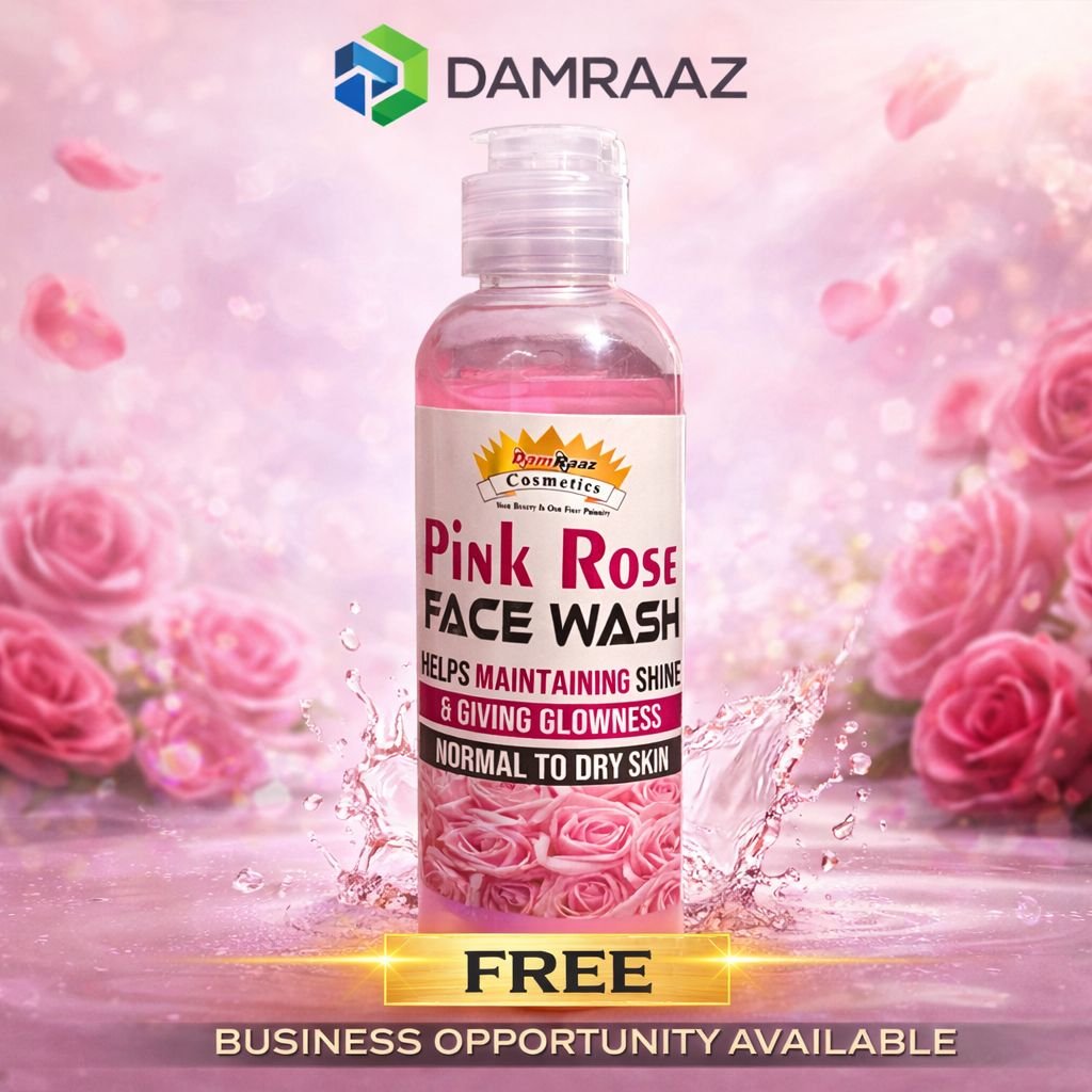 Damraaz Pink Rose face wash