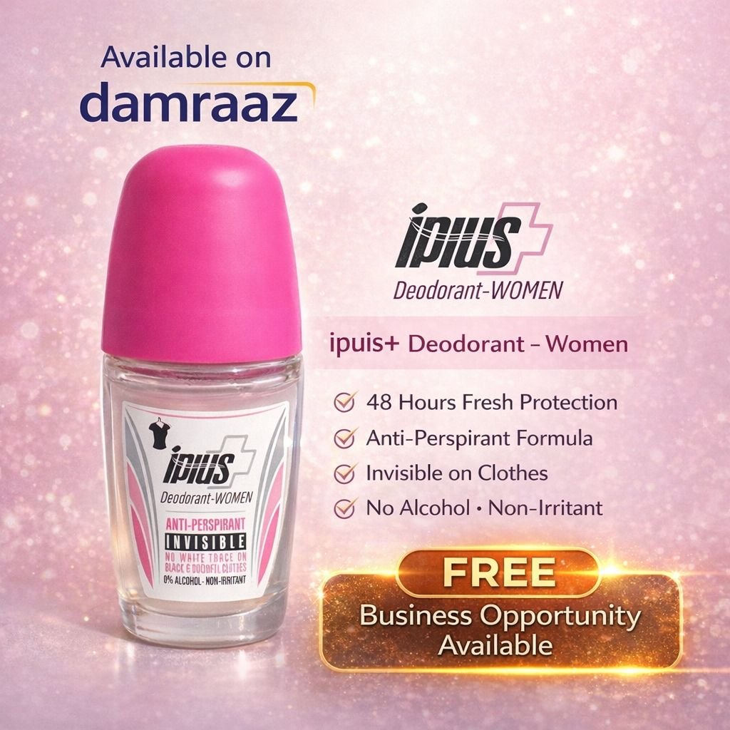 IPUIS+ Deodorant for Women (Anti-Perspirant, Invisible