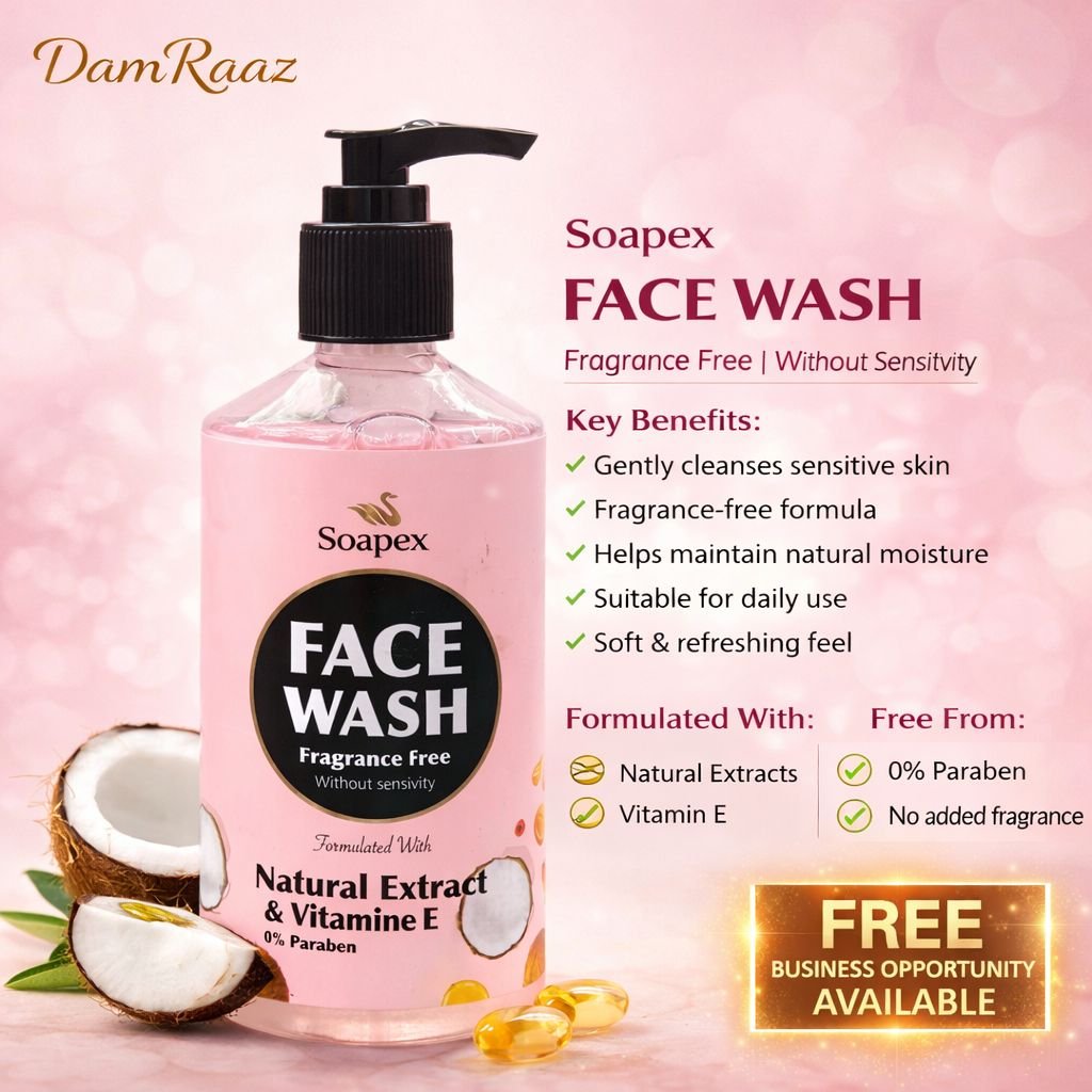 Soapex Fragrance-Free Face Wash