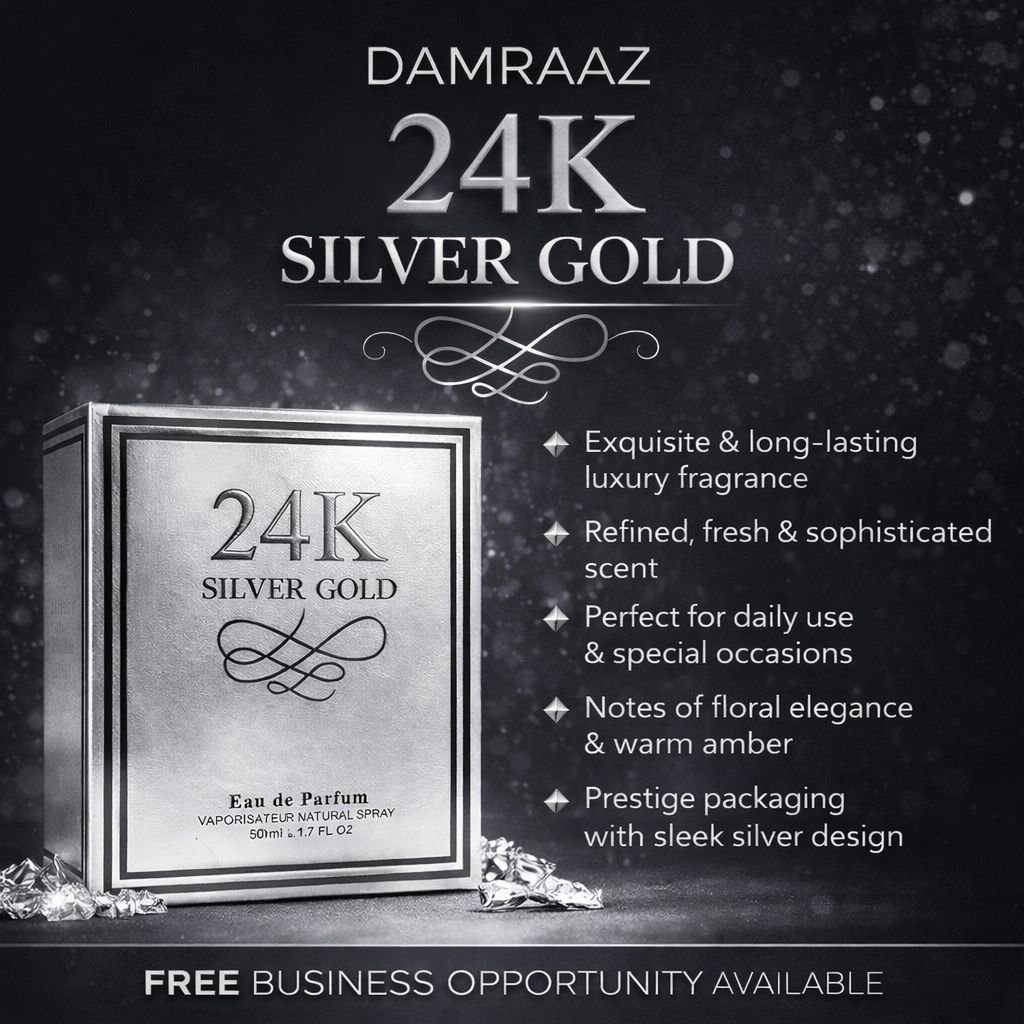 24K Silver Gold Eau De Parfum